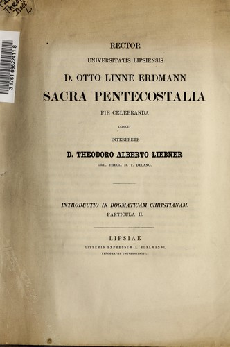 Introductio in dogmaticam christianam