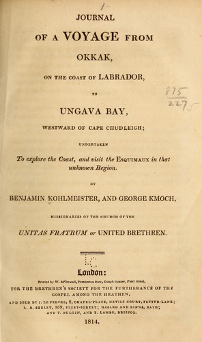Journal of a voyage from Okkak