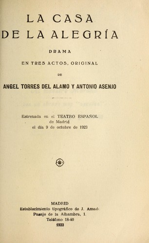La casa de la alegría
