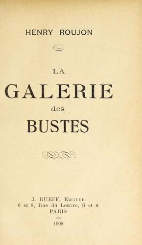 La galerie des bustes