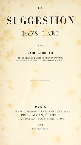 La suggestion dans l'art