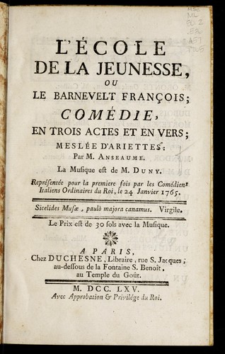 L'école de la jeunesse