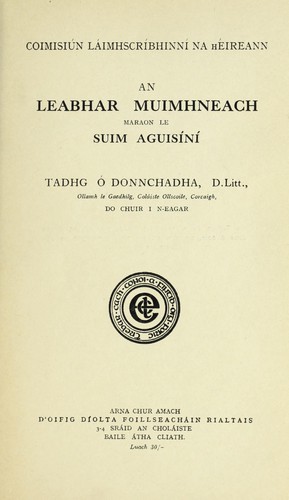 An leabhar Muimhneach