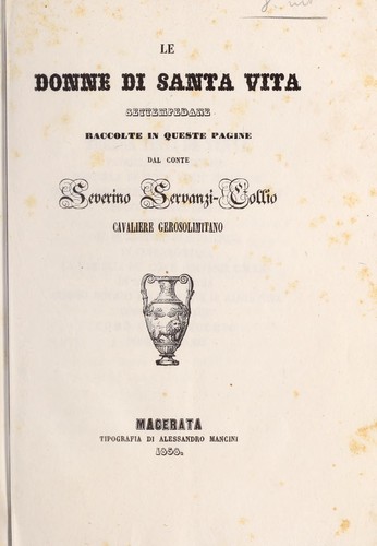 Le donne di santa vita settempedane