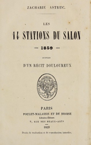 Les 14 stations du Salon 1859