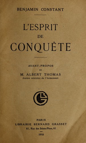 L'esprit de Conquête