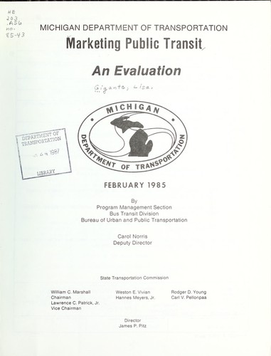 Marketing public transit