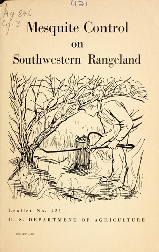 Mesquite control on Southwestern rangeland