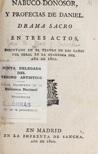 Nabuco-Donosor y profecías de Daniel