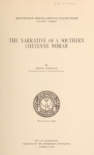 The narrative of a southern Cheyenne woman