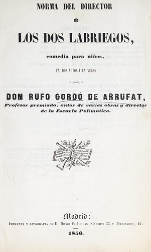 Norma del director, o, Los dos labriegos