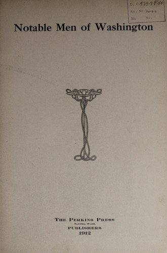 Notable men of Washington