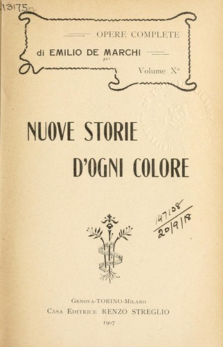 Nuove storie d'ogni colore