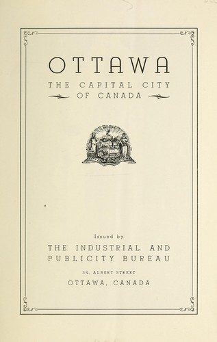 Ottawa.  The capital city of Canada