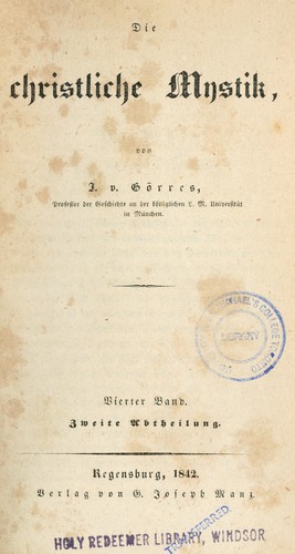 Die christliche Mystik