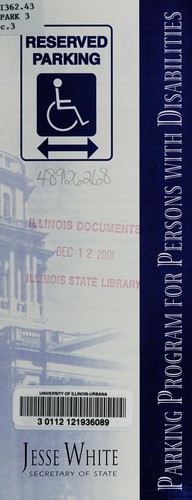 Parking program for persons with disabilities