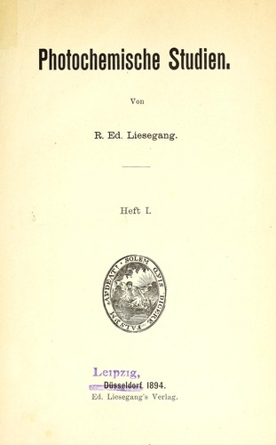 Photochemische Studien