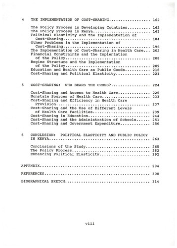 The politics of structural adjustment programs in Kenya