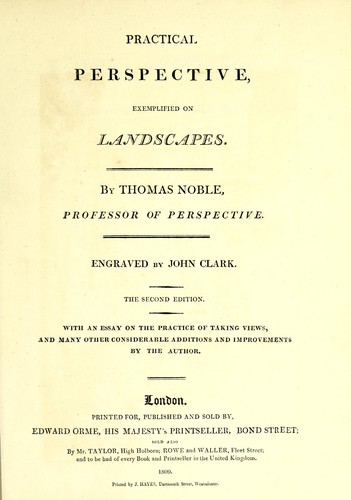 Practical perspective, exemplified on landscapes