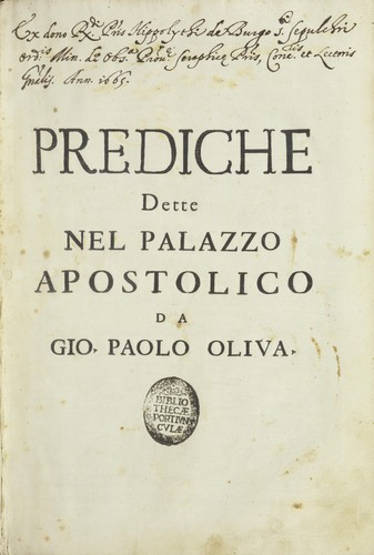 Prediche detta nel palazzo apostolico
