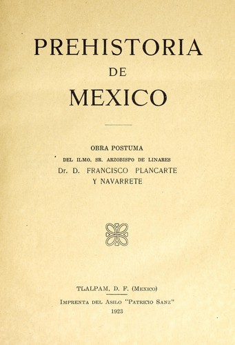 Prehistoria de Mexico