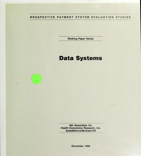 Prospective payment system evaluation studies