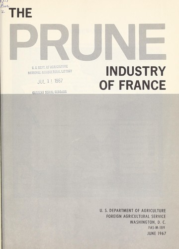 The prune industry of France
