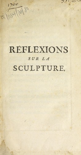 Réflexions sur la sculpture