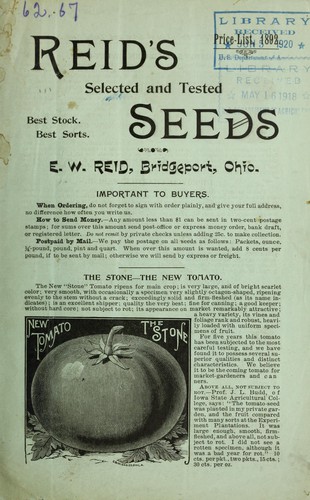Reid's selected and tested seeds