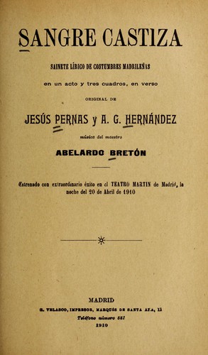 Sangre castiza