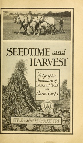 Seedtime and harvest