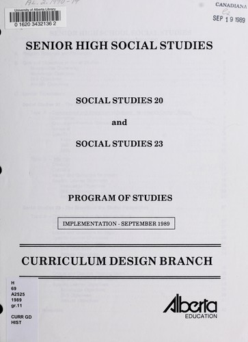 Senior high social studies