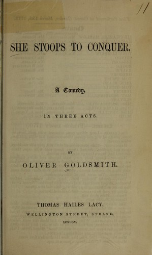 She stoops to conquer