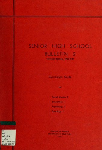 Senior high school bulletin 2