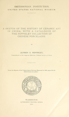 A sketch of the history of ceramic art in China
