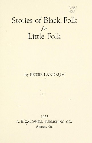 Stories of black folk for little folk