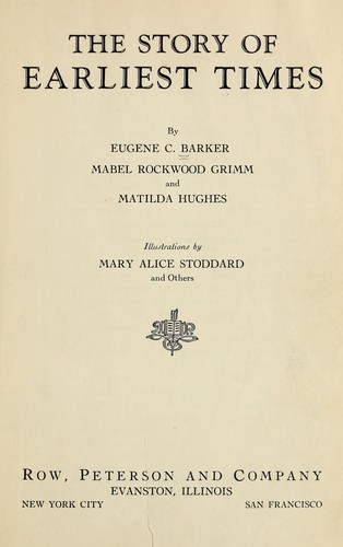 The story of earliest times