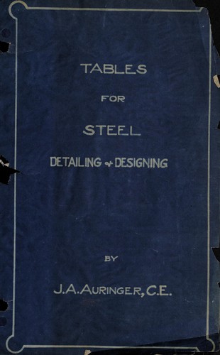 Tables for steel detailing & designing