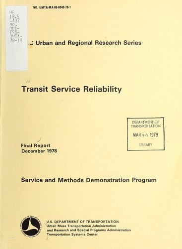 Transit service reliability
