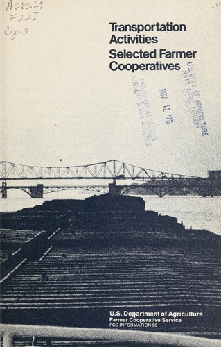 Transportation activities of selected farmer cooperatives
