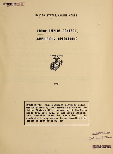 Troop umpire control