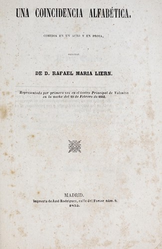 Una coincidencia alfabética