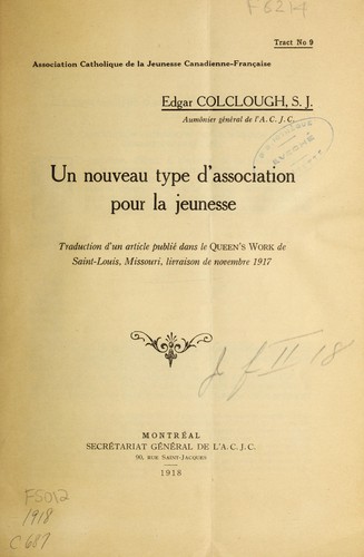 Un nouveau type d'association pour la jeunesse