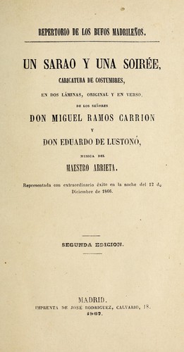 Un sarao y una soirée