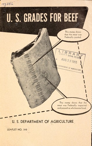 U.S. grades for beef