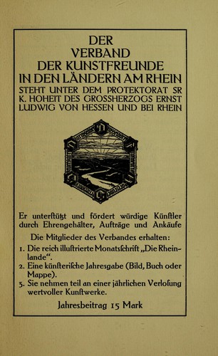 Verband der Kunstfreunde in den Ländern am Rhein