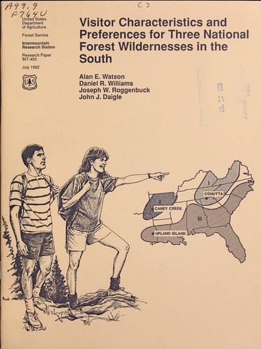 Visitor characteristics and preferences for three national forest wildernesses in the south