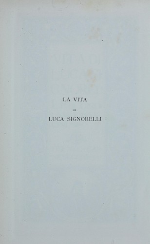 Vita di Luca Signorelli