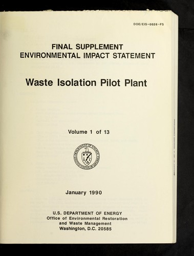 Waste Isolation Pilot Plant