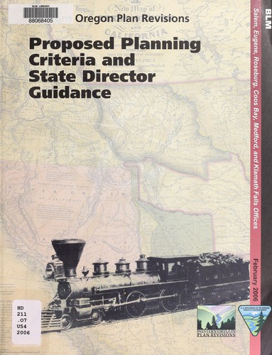 Western Oregon Plan revisions